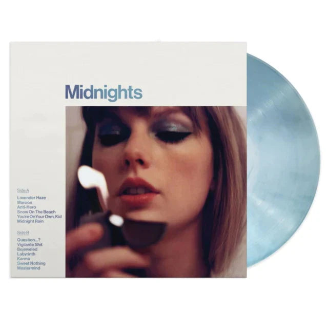 TAYLOR SWIFT 'MIDNIGHTS' LP - MOONSTONE BLUE