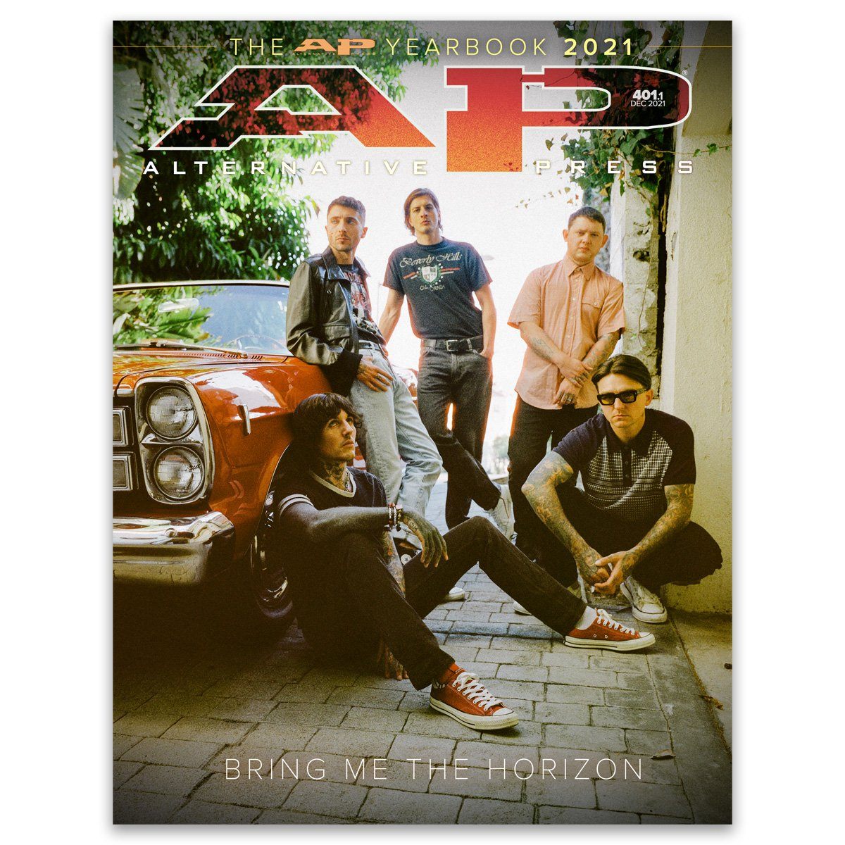 Bring Me The Horizon - Alternative Press Magazine Issue 401 - December 2021 - Version 1 New Gen Magazine Alternative Press