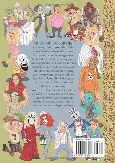 ROB ZOMBIE Z IS FOR ZOMBIE: LEARNING TO SPELL WITH HOUSE OF 1000 CORPSES FRIENDS BOOK