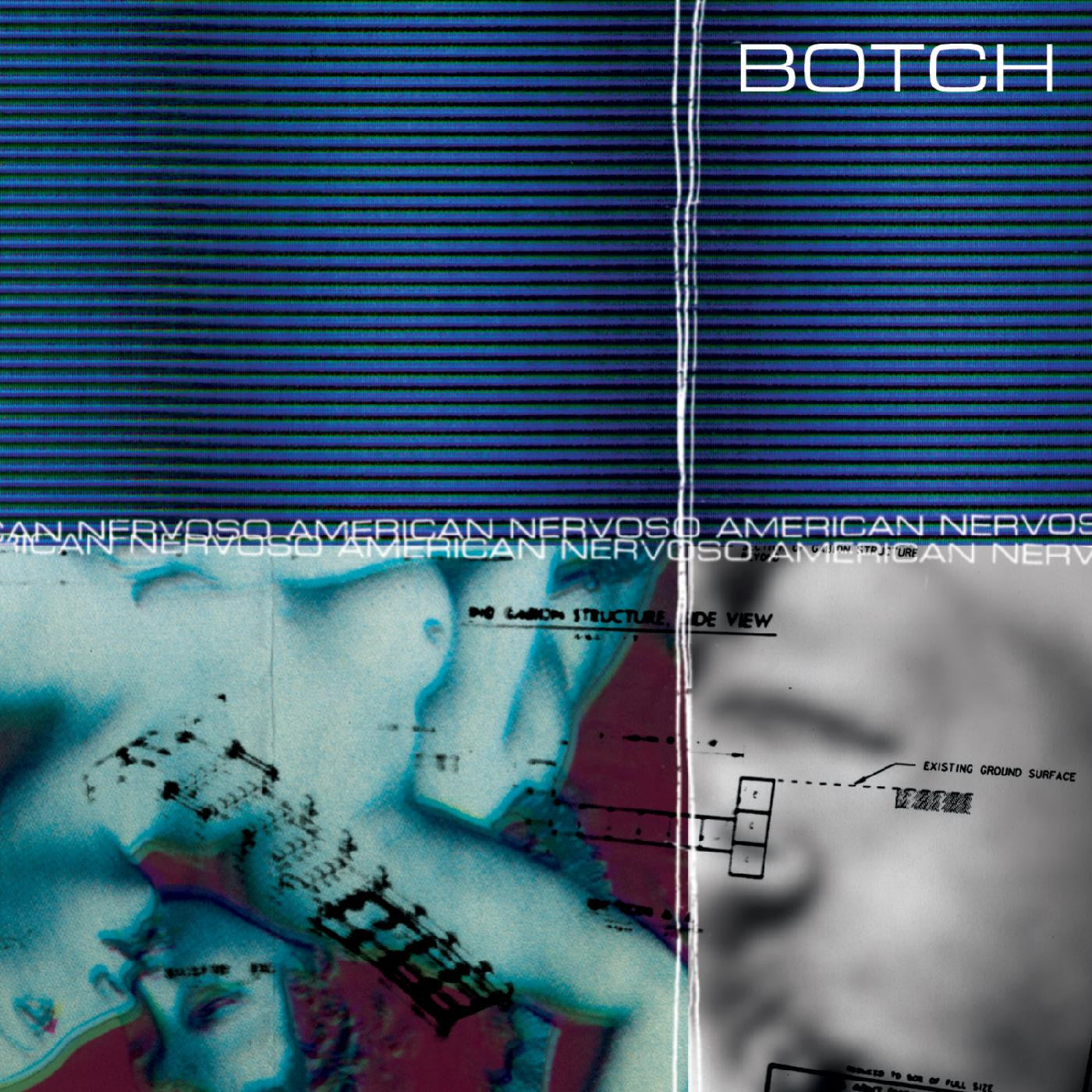 BOTCH 'AMERICAN NERVOSO' LP - TRANSPARENT BLUE/SILVER