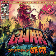 GWAR 'THE RETURN OF GOR GOR' LP - SEMI TRANSPARENT PURPLE