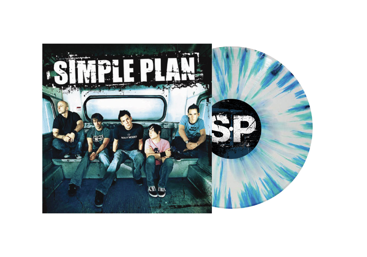 SIMPLE PLAN ‘STILL NOT GETTING ANY...’ LP - EXCLUSIVE - LTD. 700 - CLEAR/BLUE/GREEN/WHITE/SPLATTER