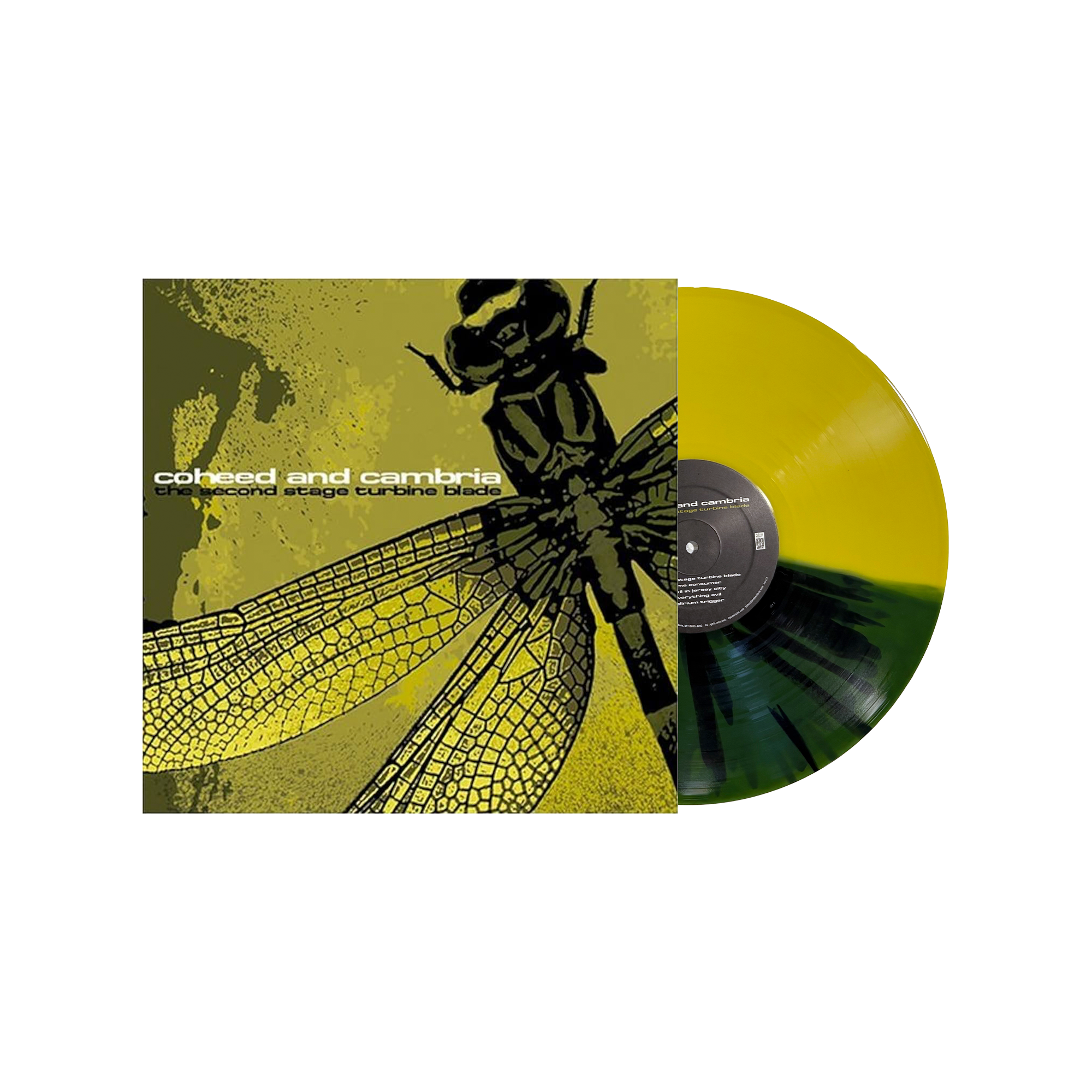 COHEED AND CAMBRIA ‘THE SECOND STAGE TURBINE BLADE’ LP - EXCLUSIVE - LTD. 1000 - YELLOW/GREEN CAMO/BLACK SPLATTER