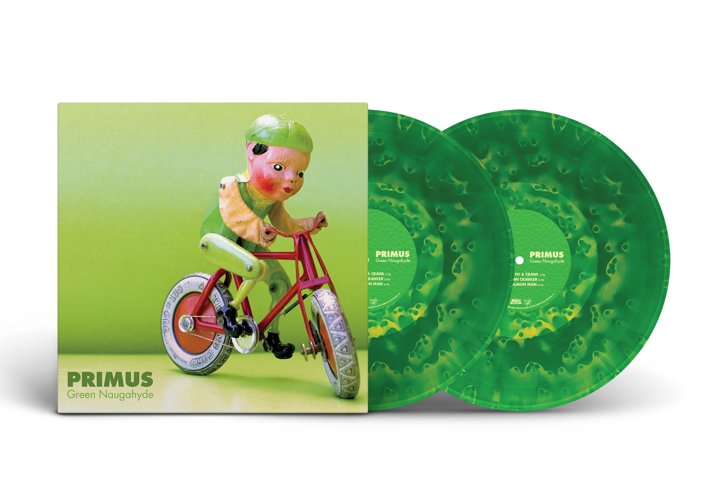 PRIMUS 'GREEN NAUGAHYDE' 2LP - GHOSTLY GREEN