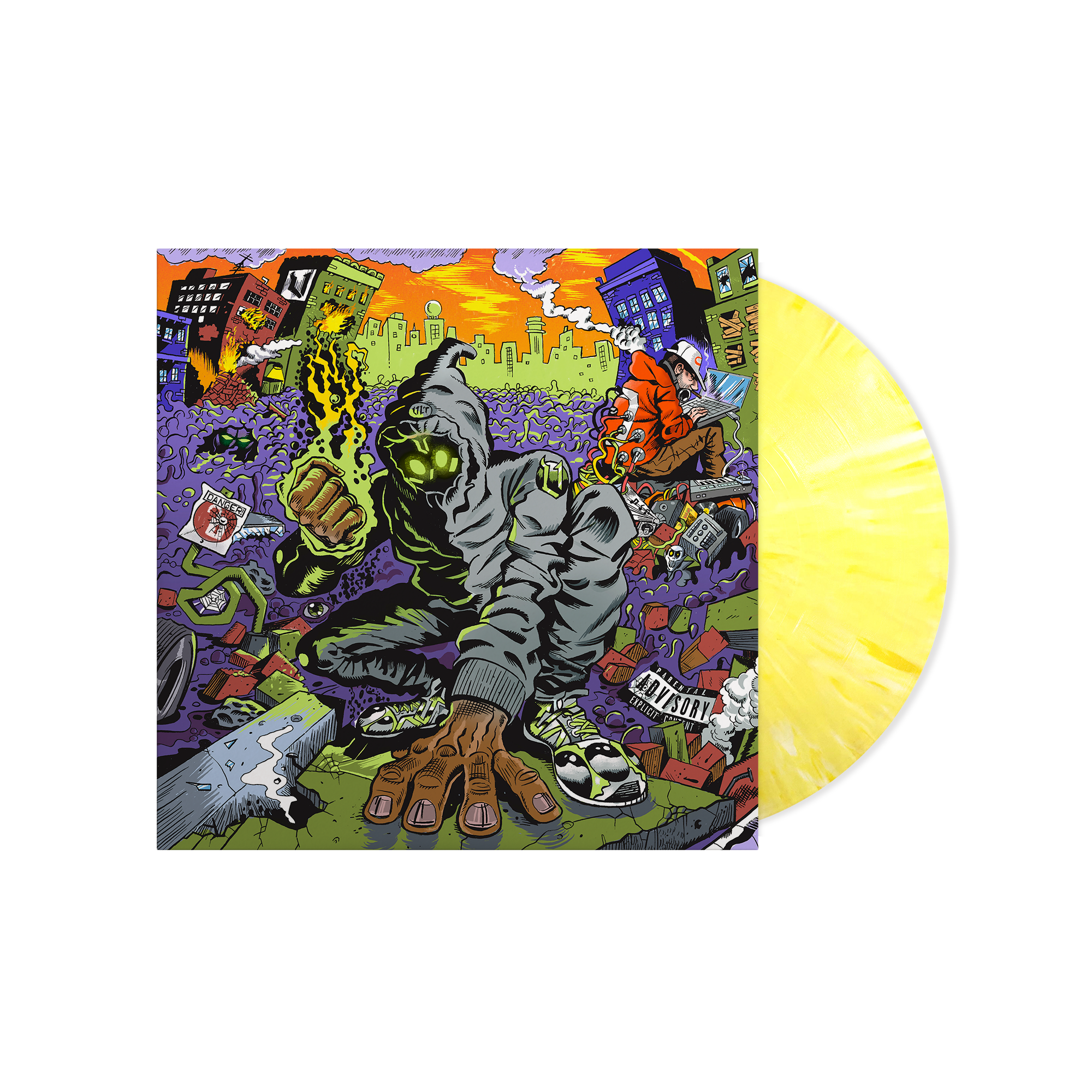 DENZEL CURRY ‘UNLOCKED’ LP - LTD. 500 - LEMON YELLOW MARBLE