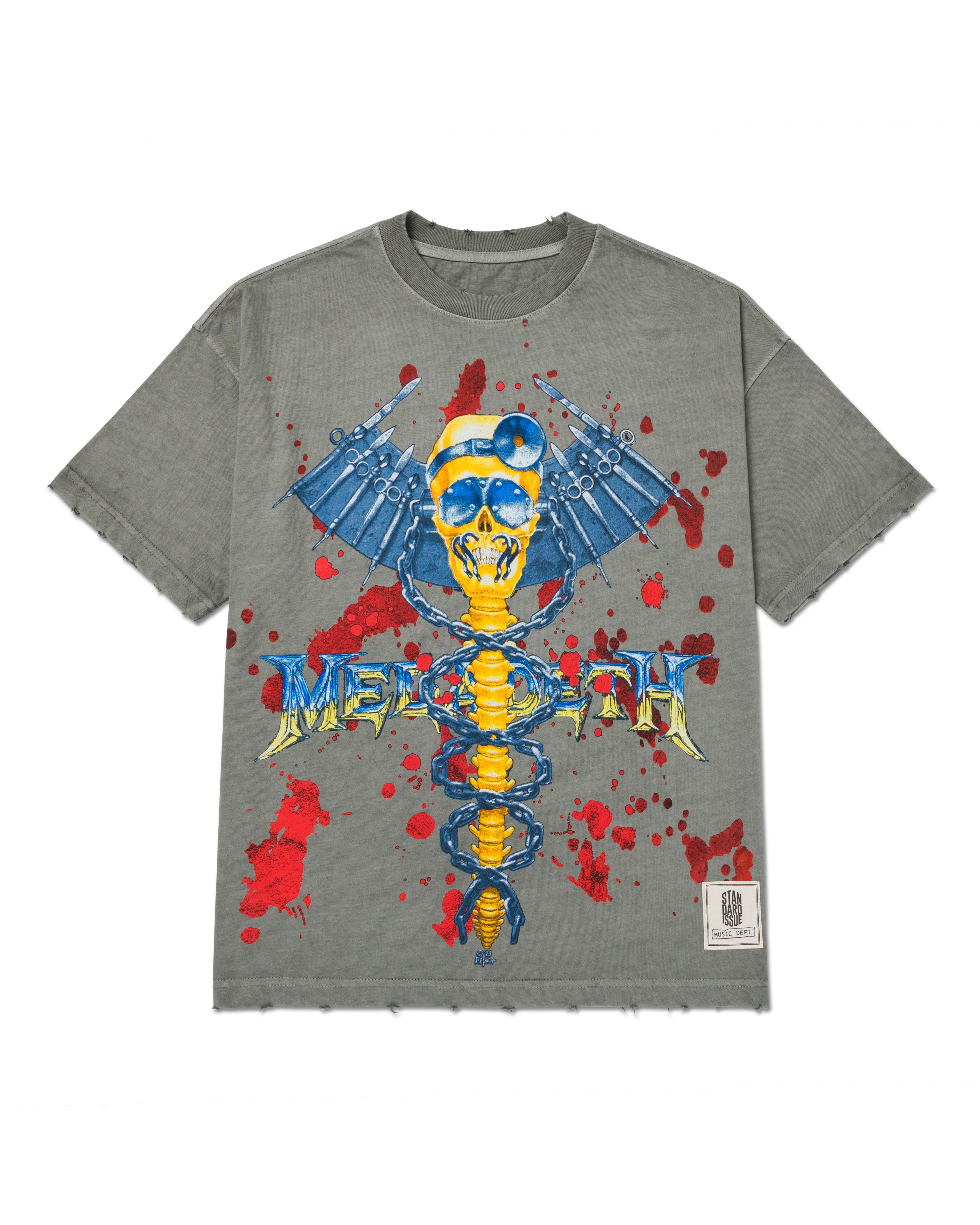 MEGADETH 'DR VIC' BOXY TEE