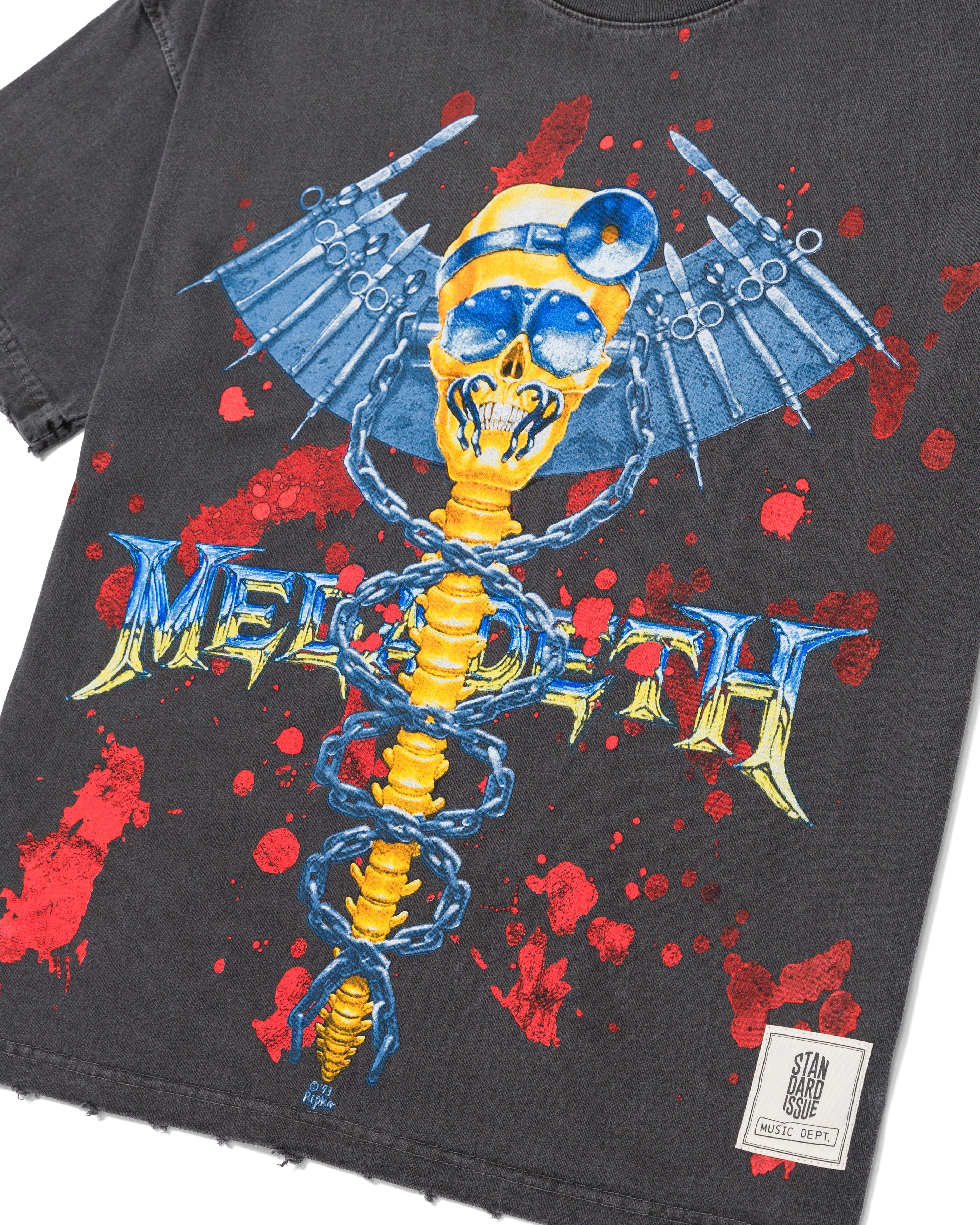 MEGADETH 'DR VIC' BOXY TEE