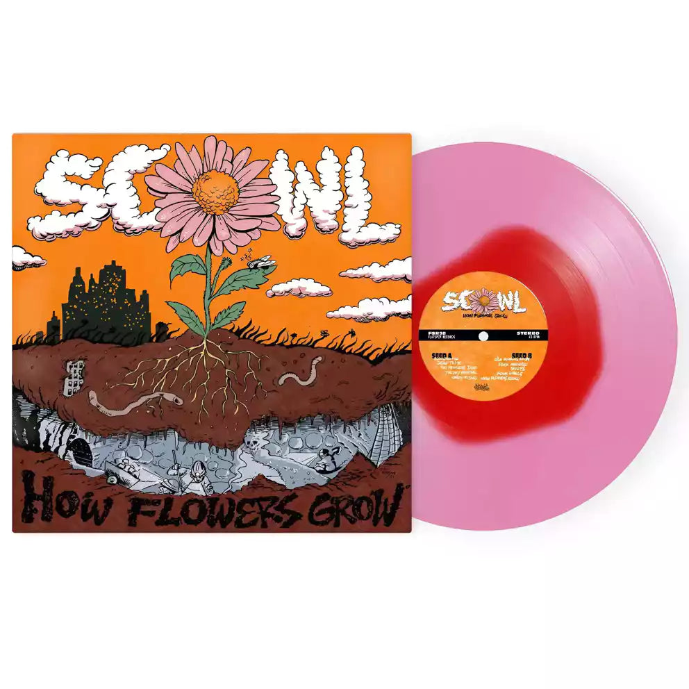 SCOWL ‘HOW FLOWERS GROW’ LP - RED/LIGHT/PINK