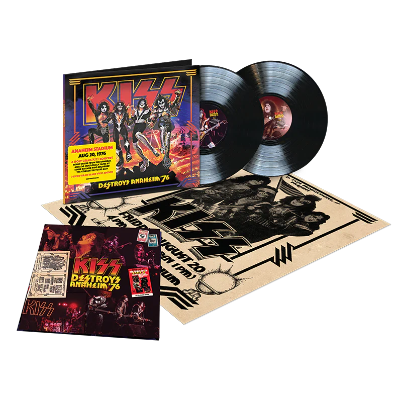 KISS 'KISS DESTROYS ANAHEIM '76' 2LP – Veeps Inc