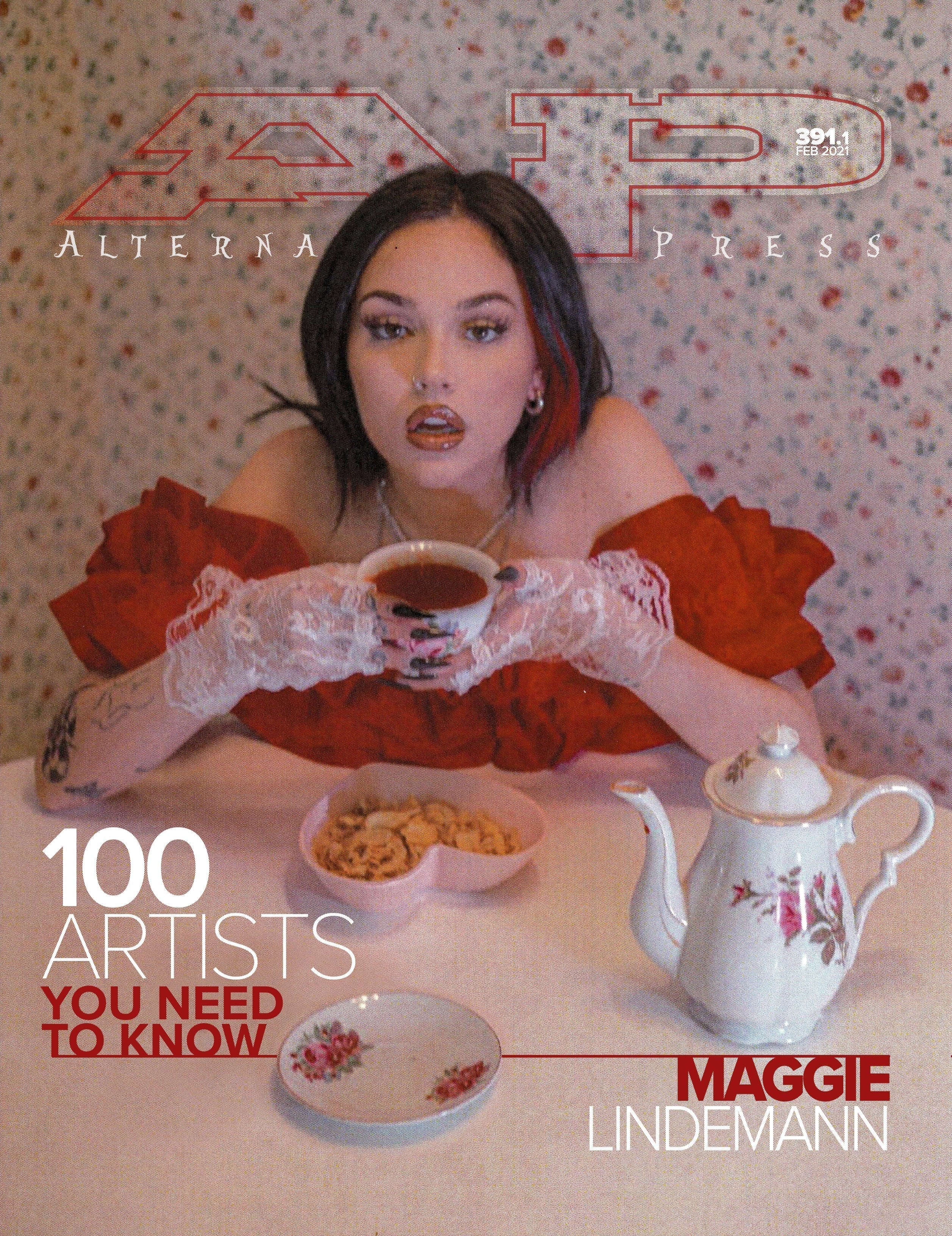 Maggie Lindemann - 100 Artists - Alternative Press Magazine Issue 391 Version 1 New Gen Magazine Alternative Press Magazine