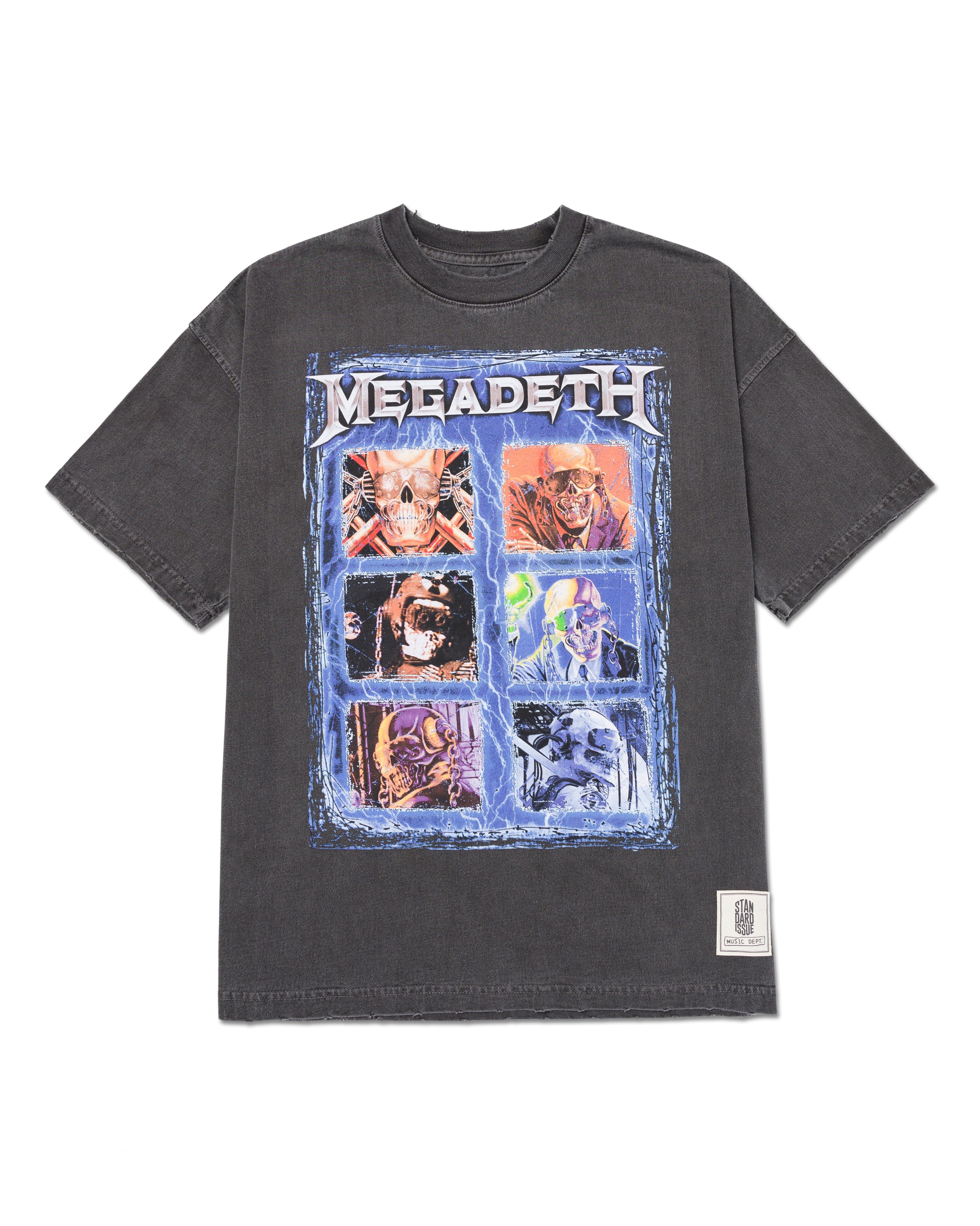 MEGADETH 'GRID' BOXY TEE