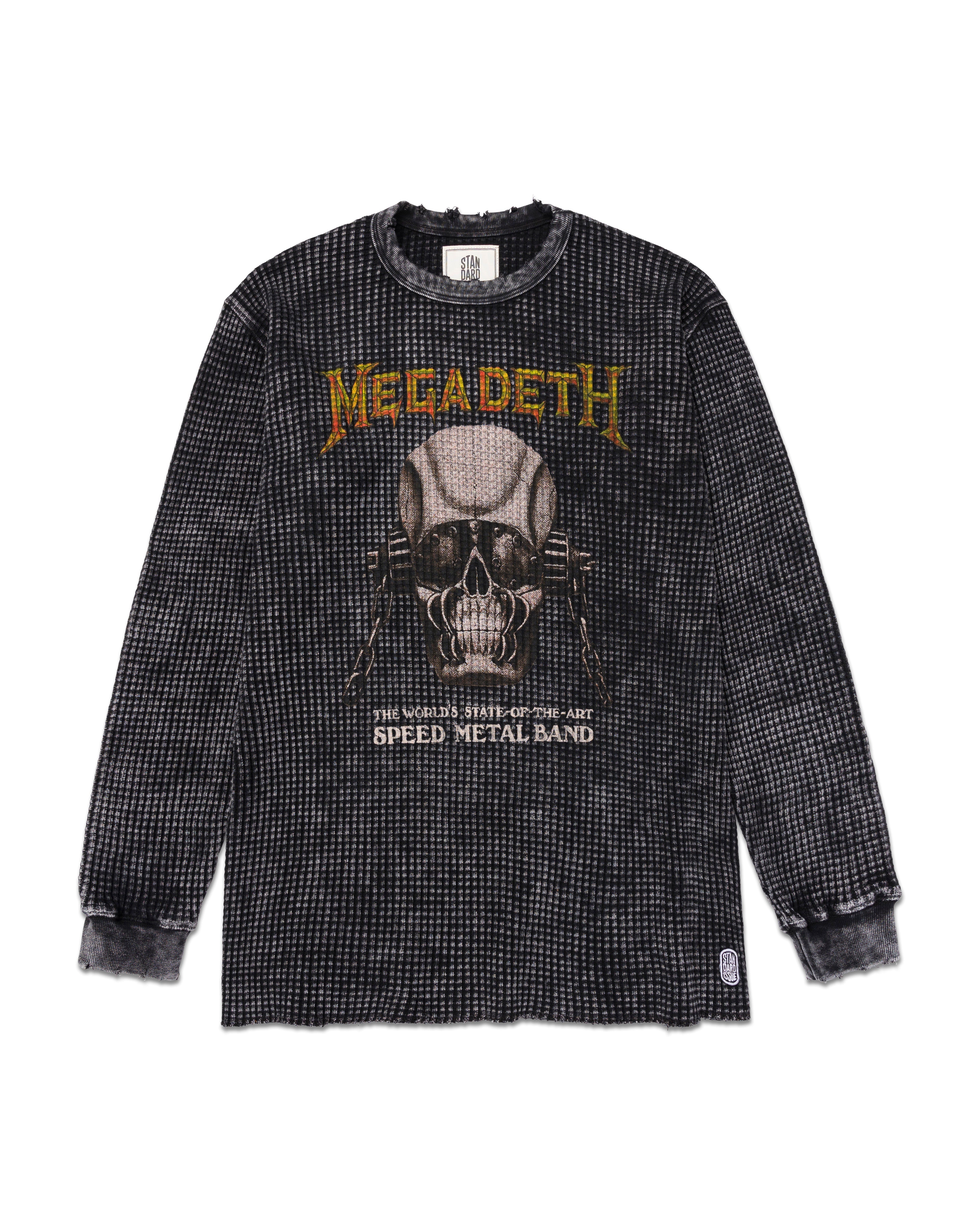 MEGADETH 'STATE' THERMAL SWEATER