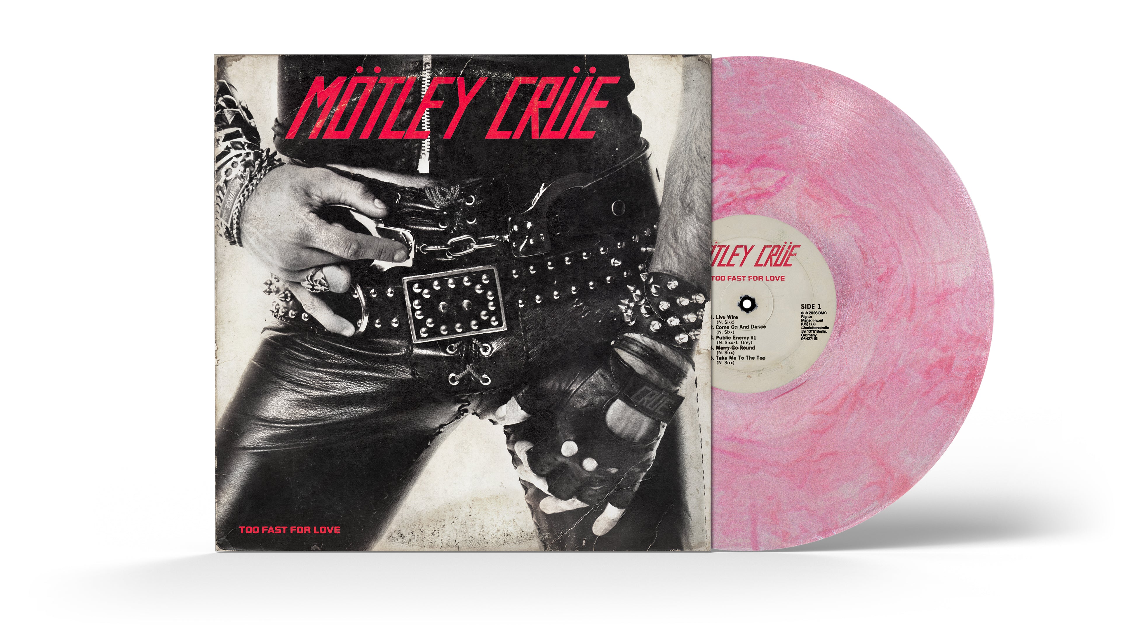 MOTLEY CRUE 'TOO FAST FOR LOVE' 45TH ANNIVERSARY LP (Exclusive