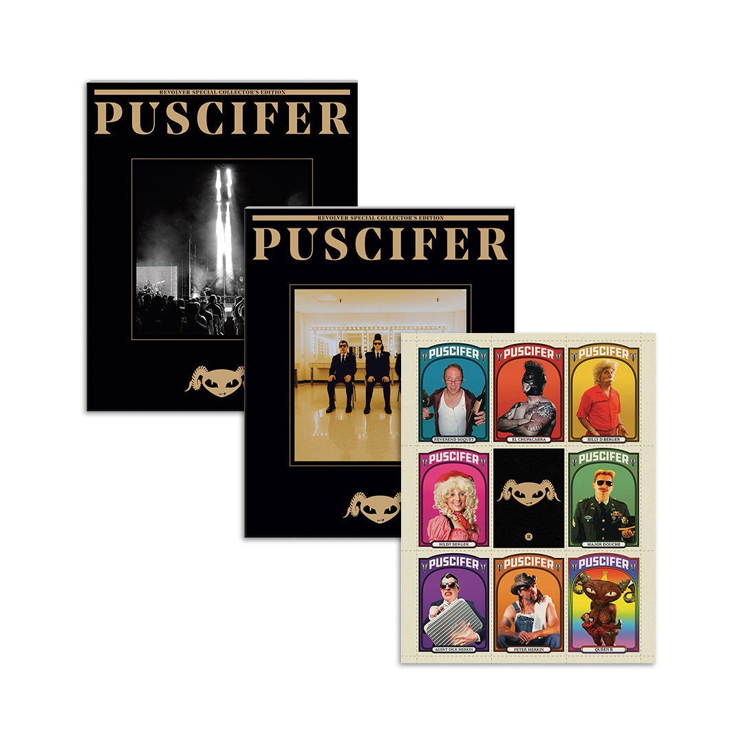 PUSCIFER X REVOLVER SPECIAL COLLECTOR'S EDITION MAGAZINE SET IN SLIPCASE