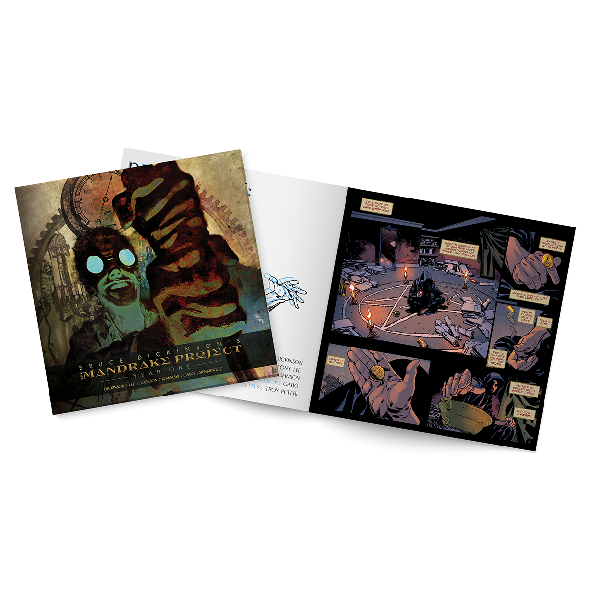 BRUCE DICKINSON 'THE MANDRAKE PROJECT: YEAR ONE' GRAPHIC NOVEL - EXCLUSIVE - LTD. 500