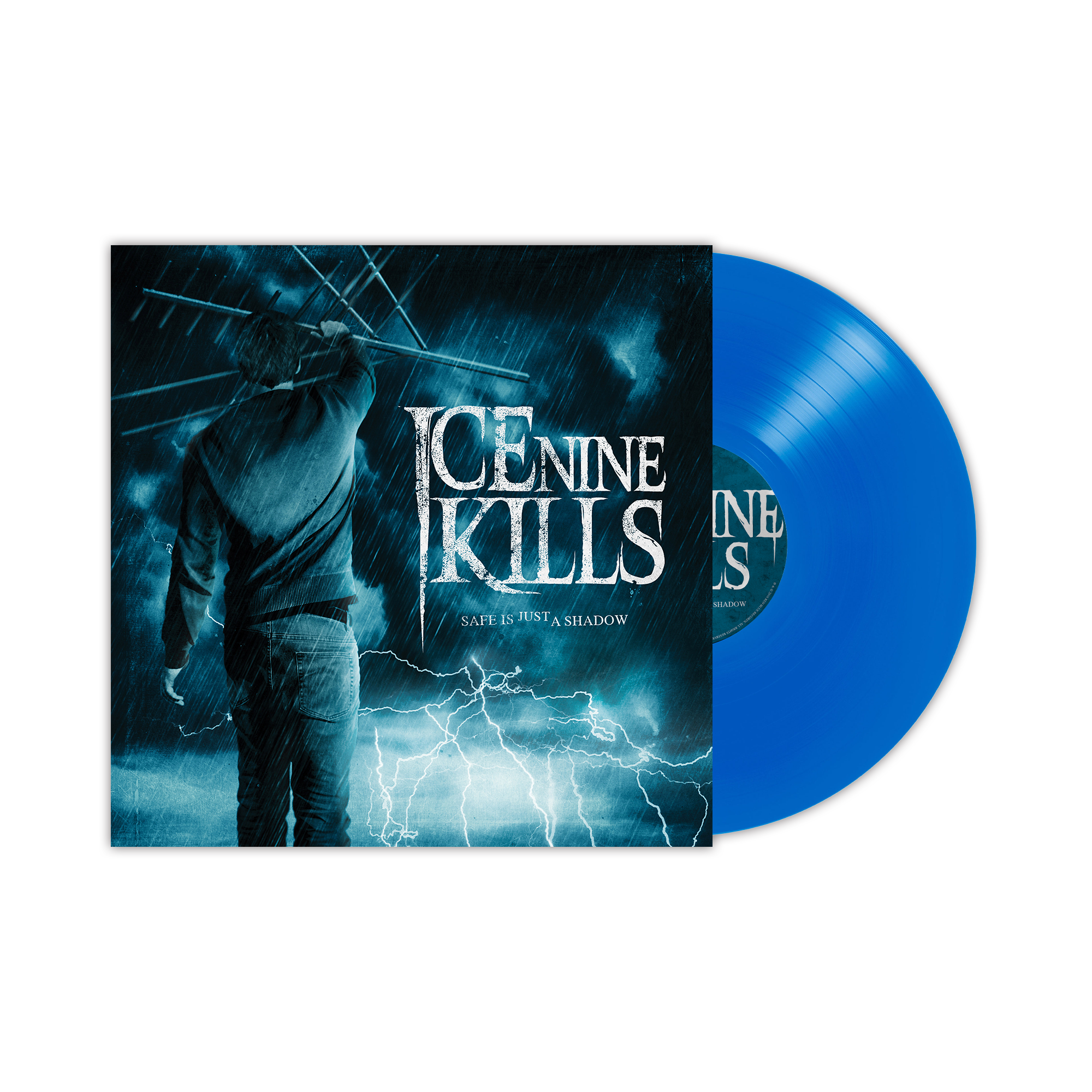 ICE NINE KILLS ‘SAFE IS JUST A SHADOW’ (RE-SHADOWED & RE-RERECORDED) LP - EXCLUSIVE - LTD. 700 - TRANSPARENT BLUE
