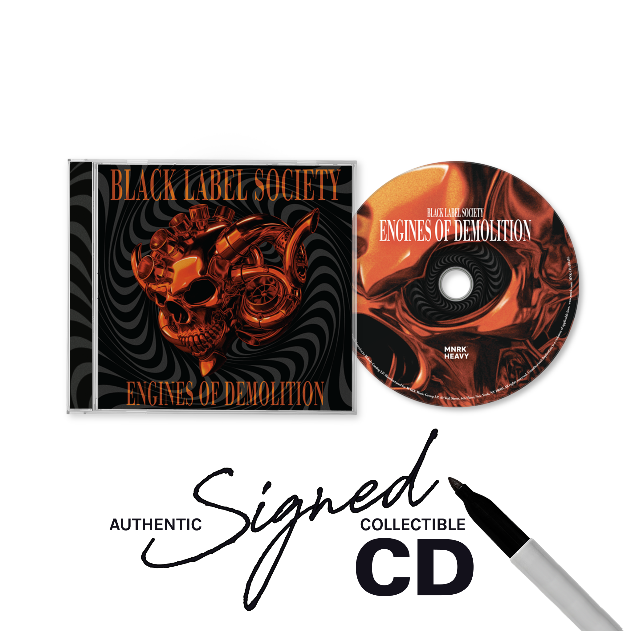 BLACK LABEL SOCIETY 'ENGINES OF DEMOLITION' CD (SIGNED) – Veeps Inc