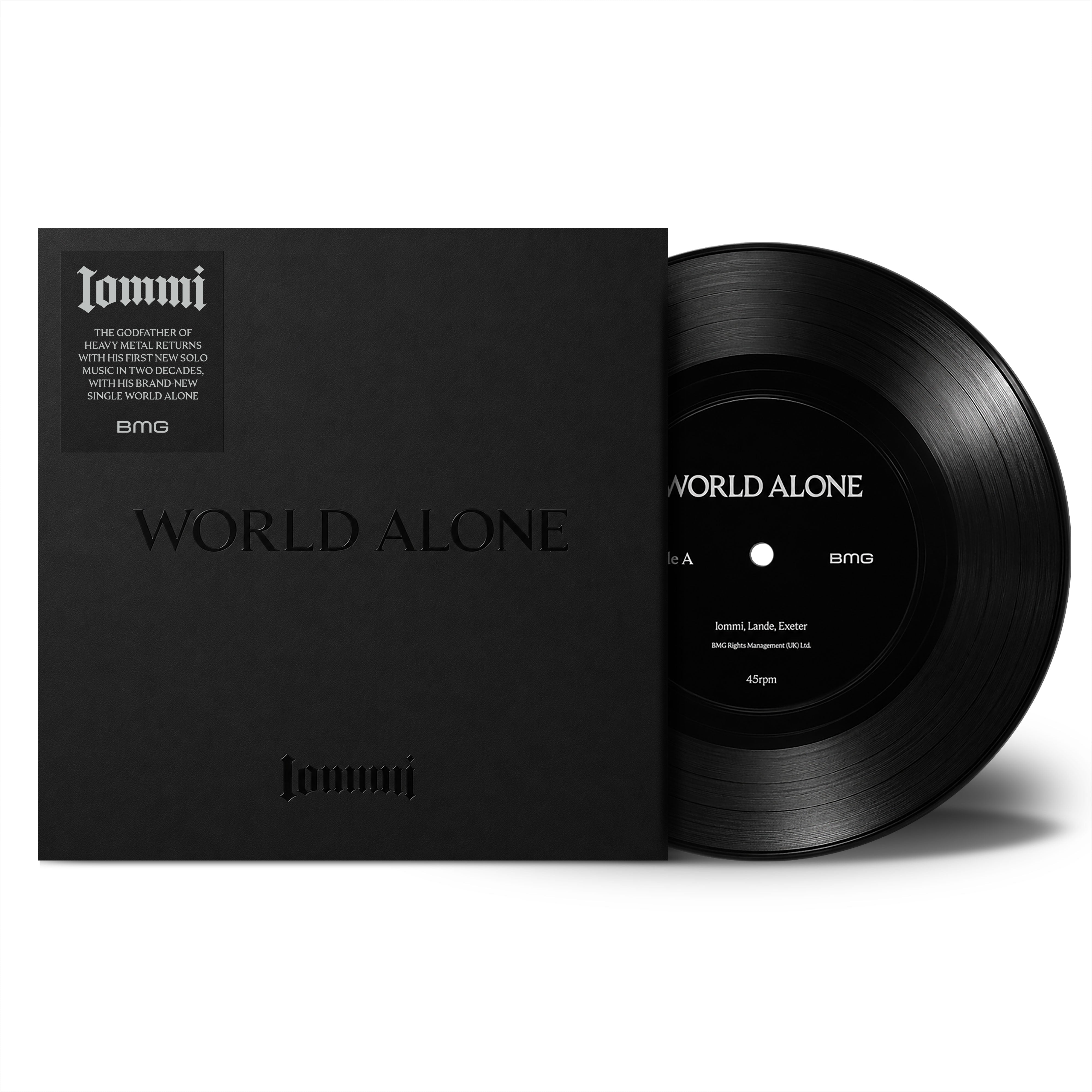 TONY IOMMI 'WORLD ALONE' 7