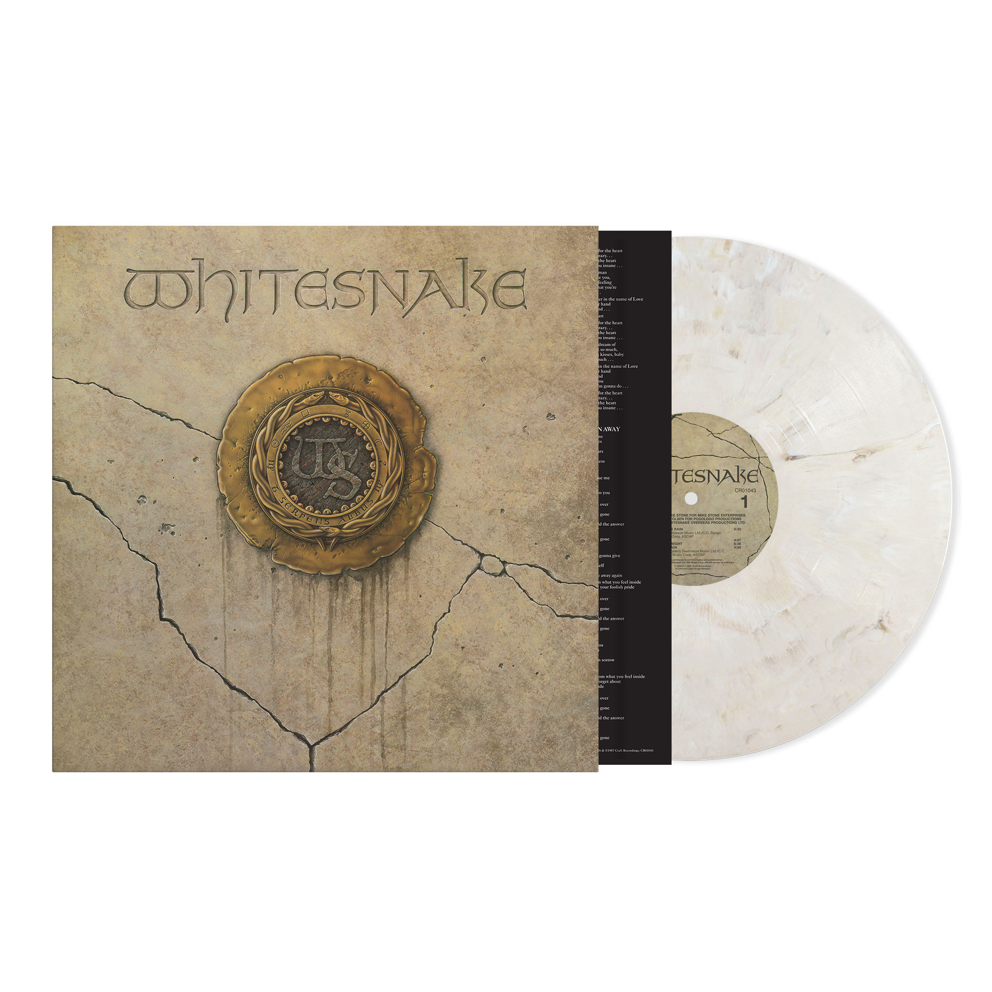 ホワイトスネイク WHITESNAKE 'WHITESNAKE' LP (Exclusive – Limited to 500, Stone