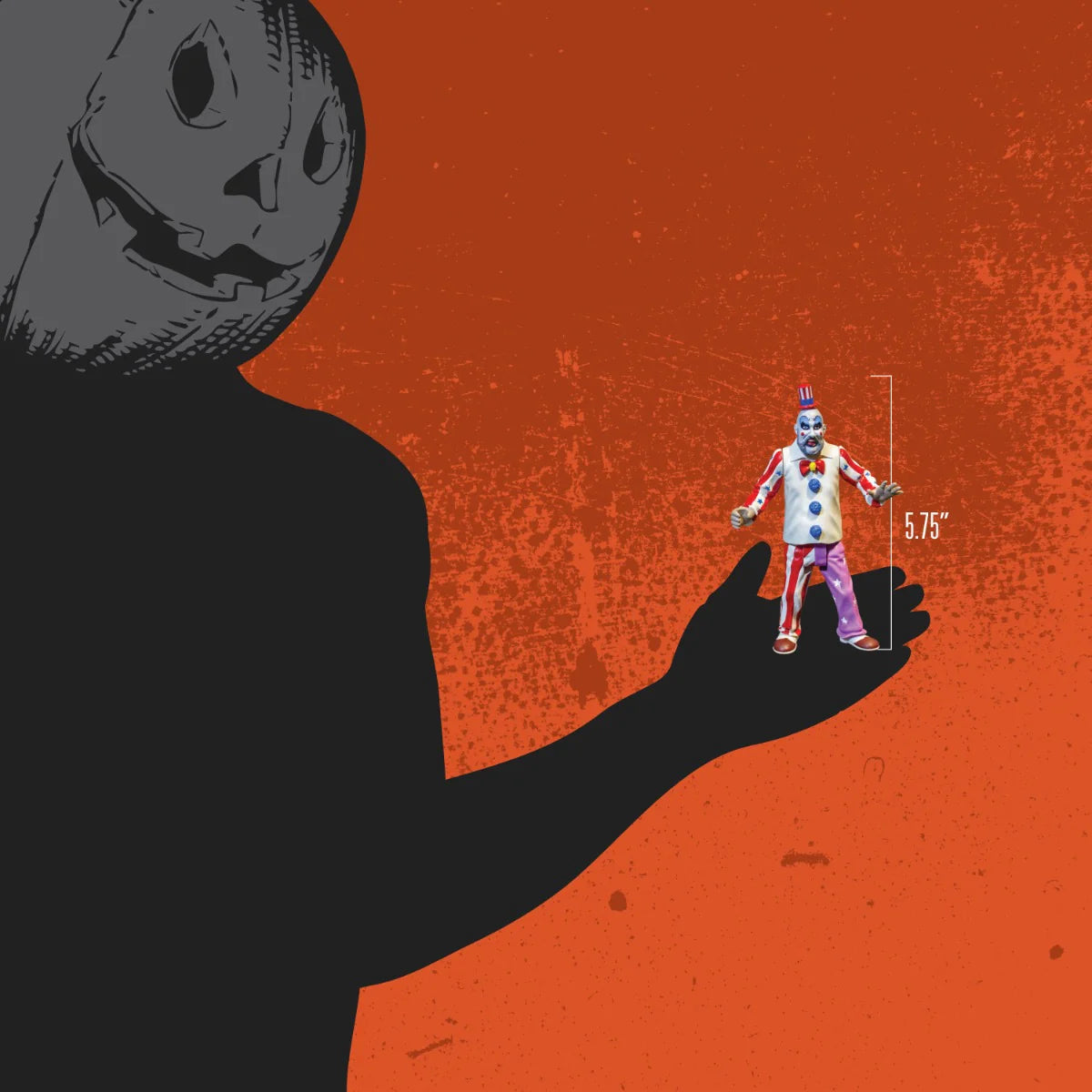 House of 1000 Corpses Captain Spaulding 5 Inch Action Figure Scale