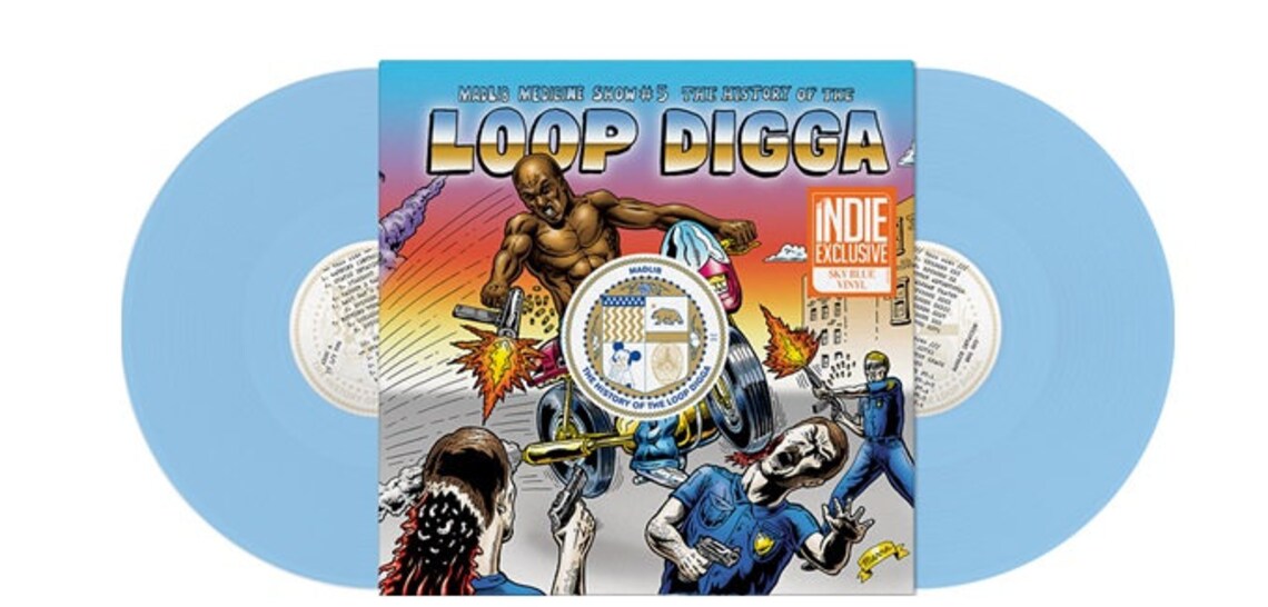 MADLIB 'MEDICINE SHOW NO. 5 - HISTORY OF THE LOOP DIGGA: 1990-2000' 2LP - BLUE