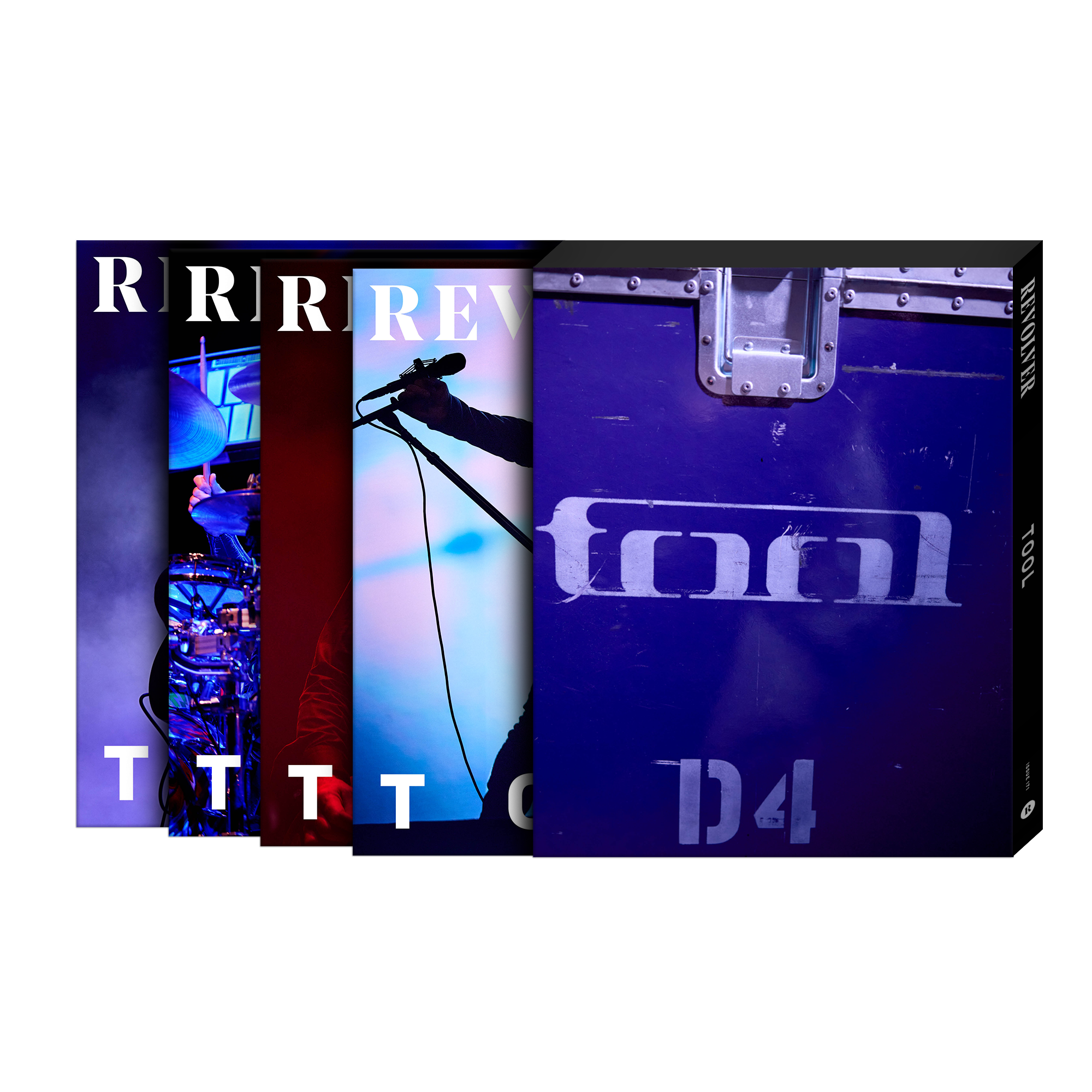 TOOL x REVOLVER – 4 ALTERNATE 2025 SPRING ISSUE COVERS IN HEAVY-DUTY NUMBERED SLIPCASE