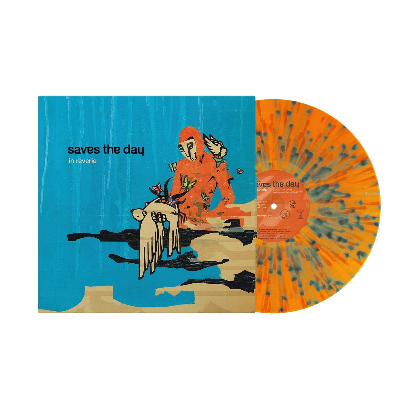 SAVES THE DAY 'IN REVERIE' LP - ORANGE CRUSH/TANGERINE/BABY BLUE/SPLATTER