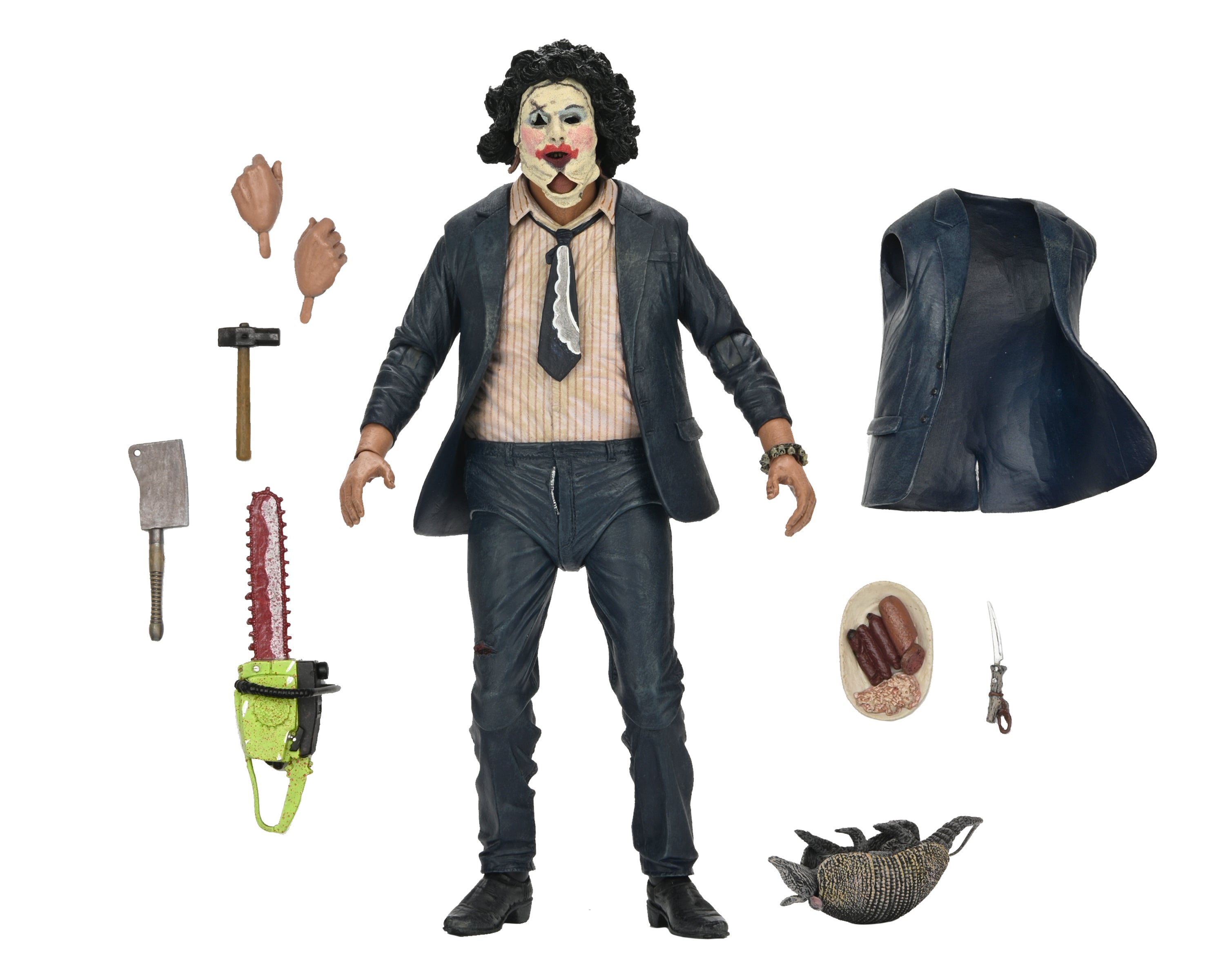 THE TEXAS CHAINSAW MASSACRE 'PRETTY WOMAN LEATHERFACE (50TH ANNIVERSARY)' ULTIMATES ACTION FIGURE
