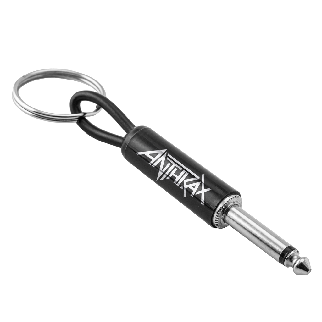 ANTHRAX LOGO GUITAR PLUG KEYCHAIN