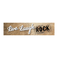 "LIVE. LAUGH. ROCK" MAGNETIC GRILL