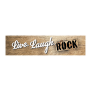 "LIVE. LAUGH. ROCK" MAGNETIC GRILL