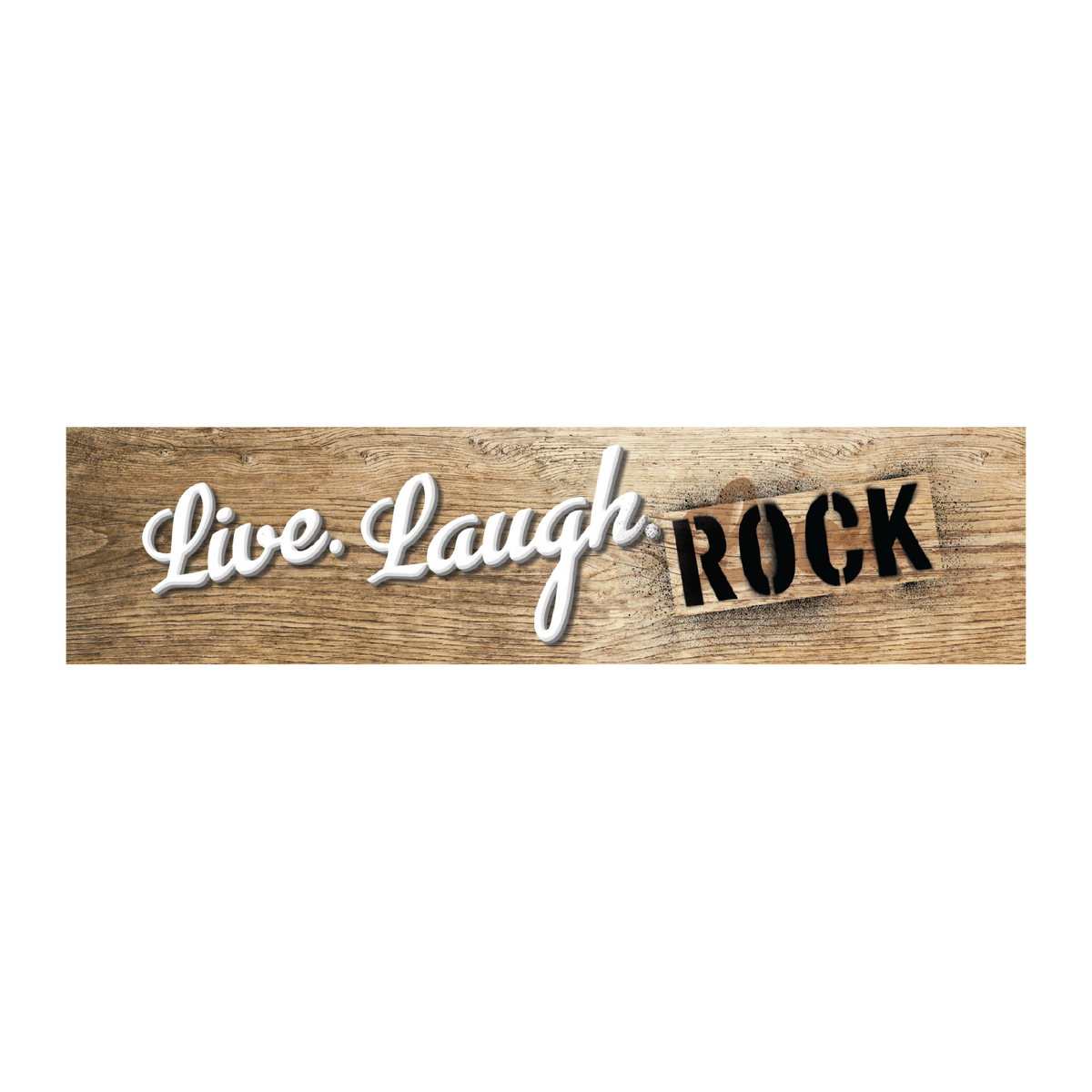 "LIVE. LAUGH. ROCK" MAGNETIC GRILL