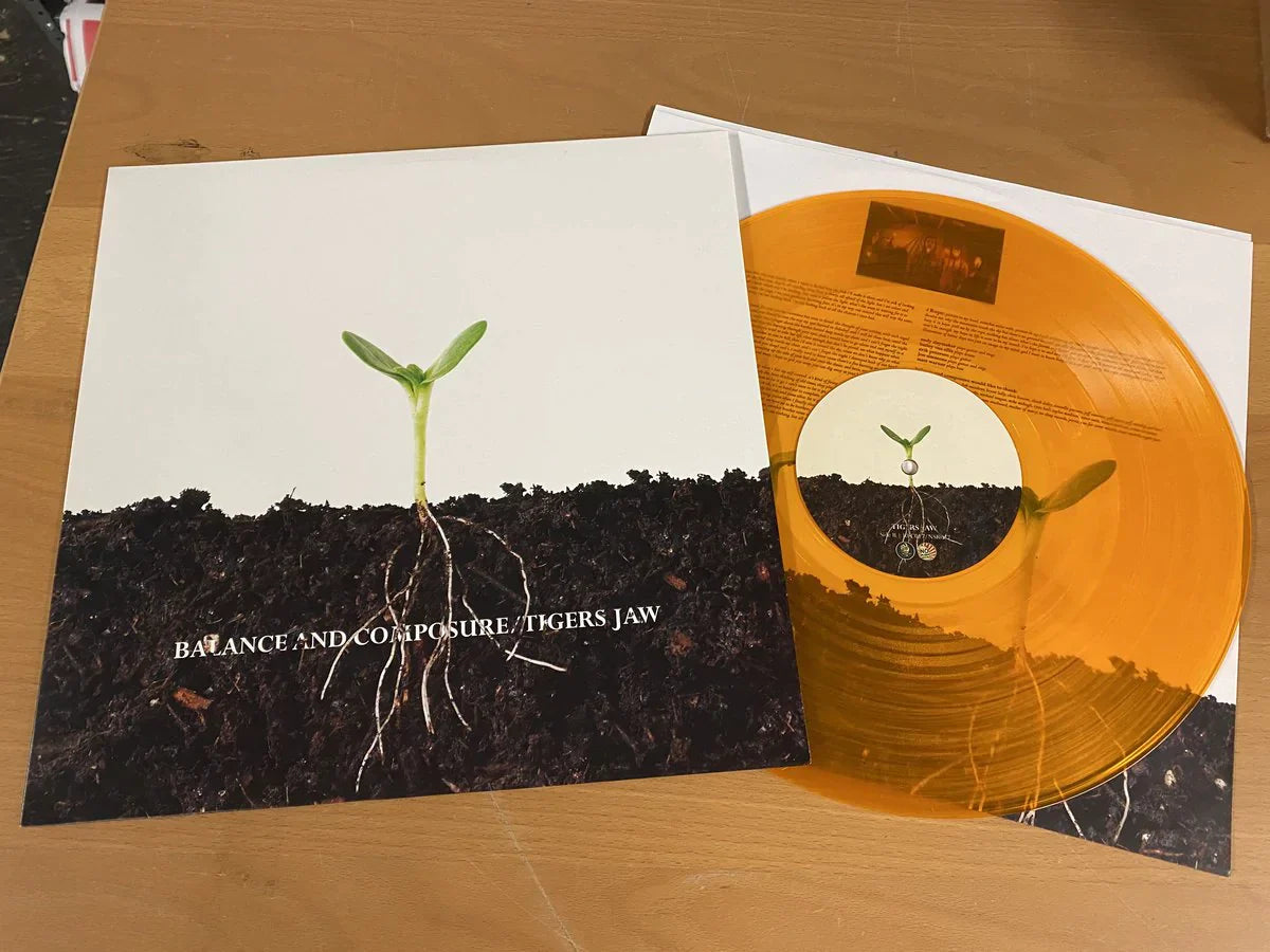 TIGERS JAW/BALANCE AND COMPOSURE 'SPLIT' 12" EP - TRANSPARENT YELLOW