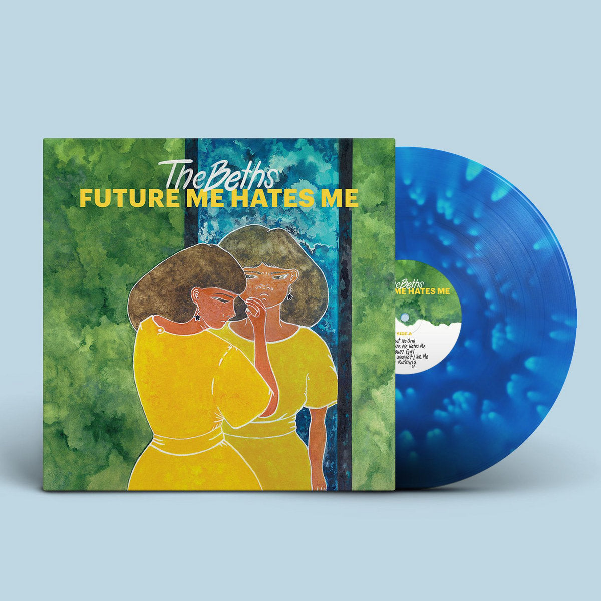 THE BETHS 'FUTURE ME HATES ME' LP - BABY BLUE