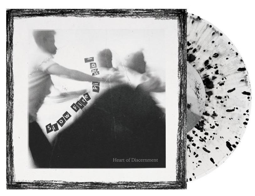 PORTRAYAL OF GUILT / SLOW FIRE PISTOL 'THE END OF MAN WILL BRING PEACE TO THIS EARTH' 7" - CLEAR/BLACK/SPLATTER