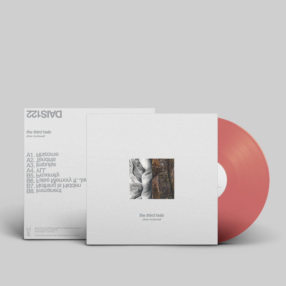 DREW MCDOWALL 'THE THIRD HELIX' LP - TRANSPARENT RED