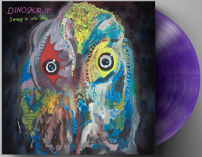 DINOSAUR JR. 'SWEEP IT INTO SPACE' LP - TRANSLUCENT PURPLE RIPPLE