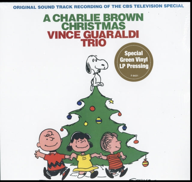 VINCE GUARALDI TRIO 'A CHARLIE BROWN CHRISTMAS' LP - GREEN