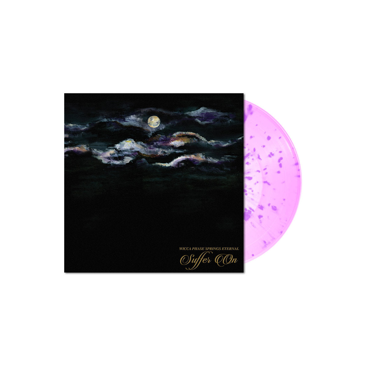 WICCA PHASE SPRINGS ETERNAL 'SUFFER ON' LP - PINK/NEON PUPLE/SPLATTER