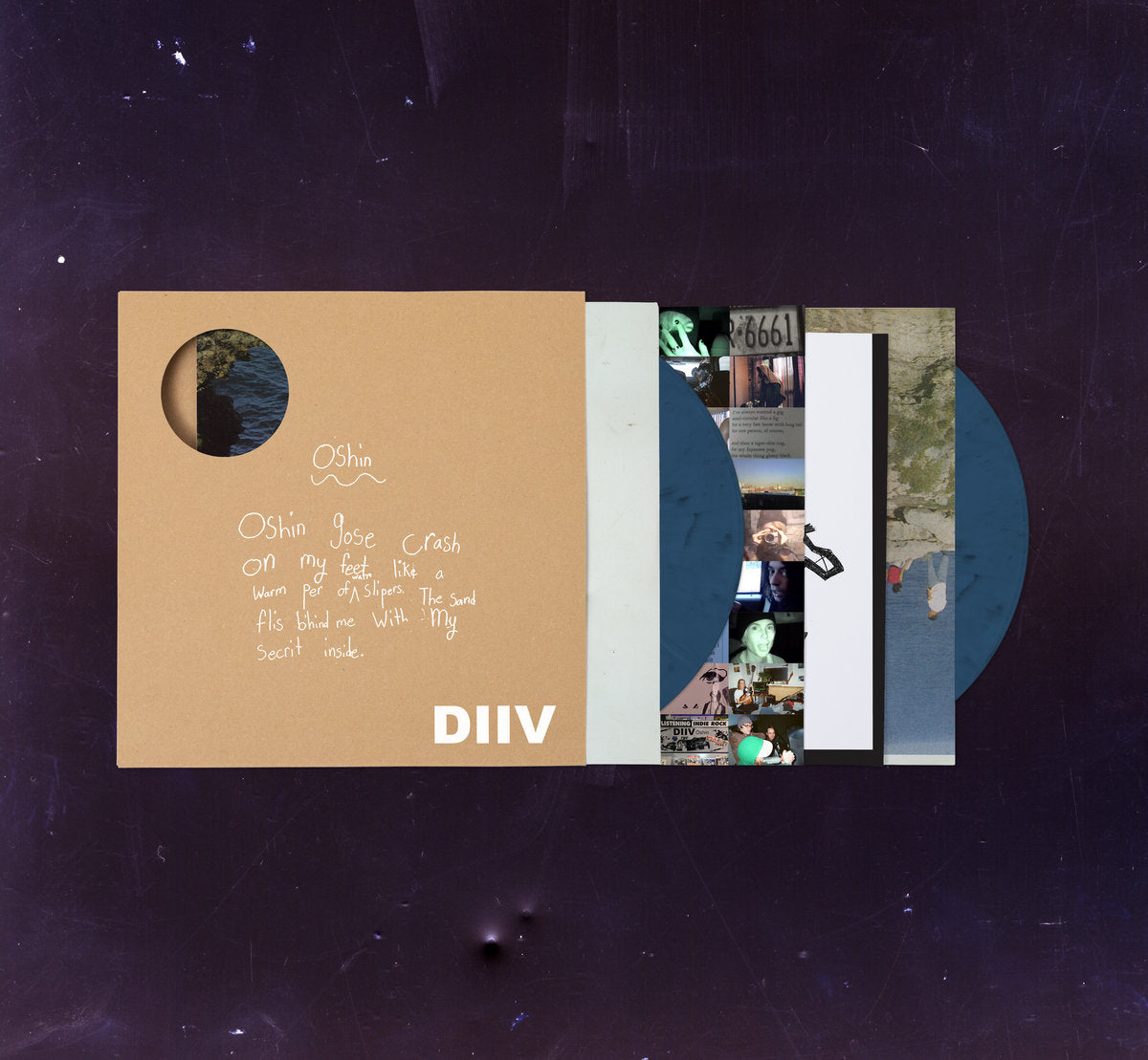 DIIV 'OSHIN' 10TH ANNIVERSARY 2LP - BLUE MARBLE + BOOK