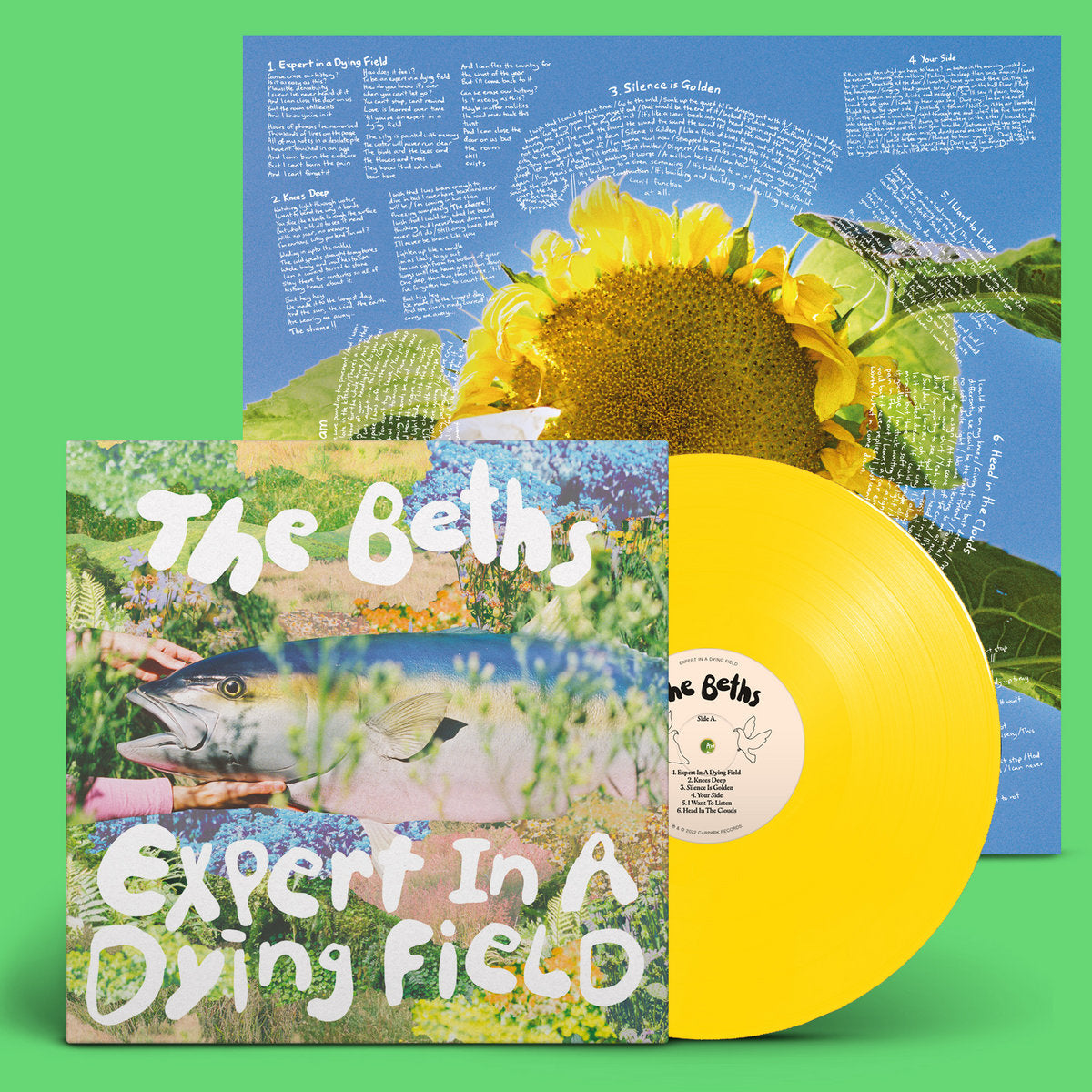 THE BETHS 'EXPERT IN A DYING FIELD' LP - CANARY YELLOW