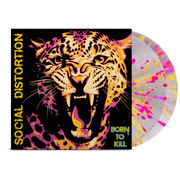 SOCIAL DISTORTION ‘BORN TO KILL’ 2LP (Exclusive – Limited to 500, Clear w/ Pink & Yellow Splatter Vinyl)