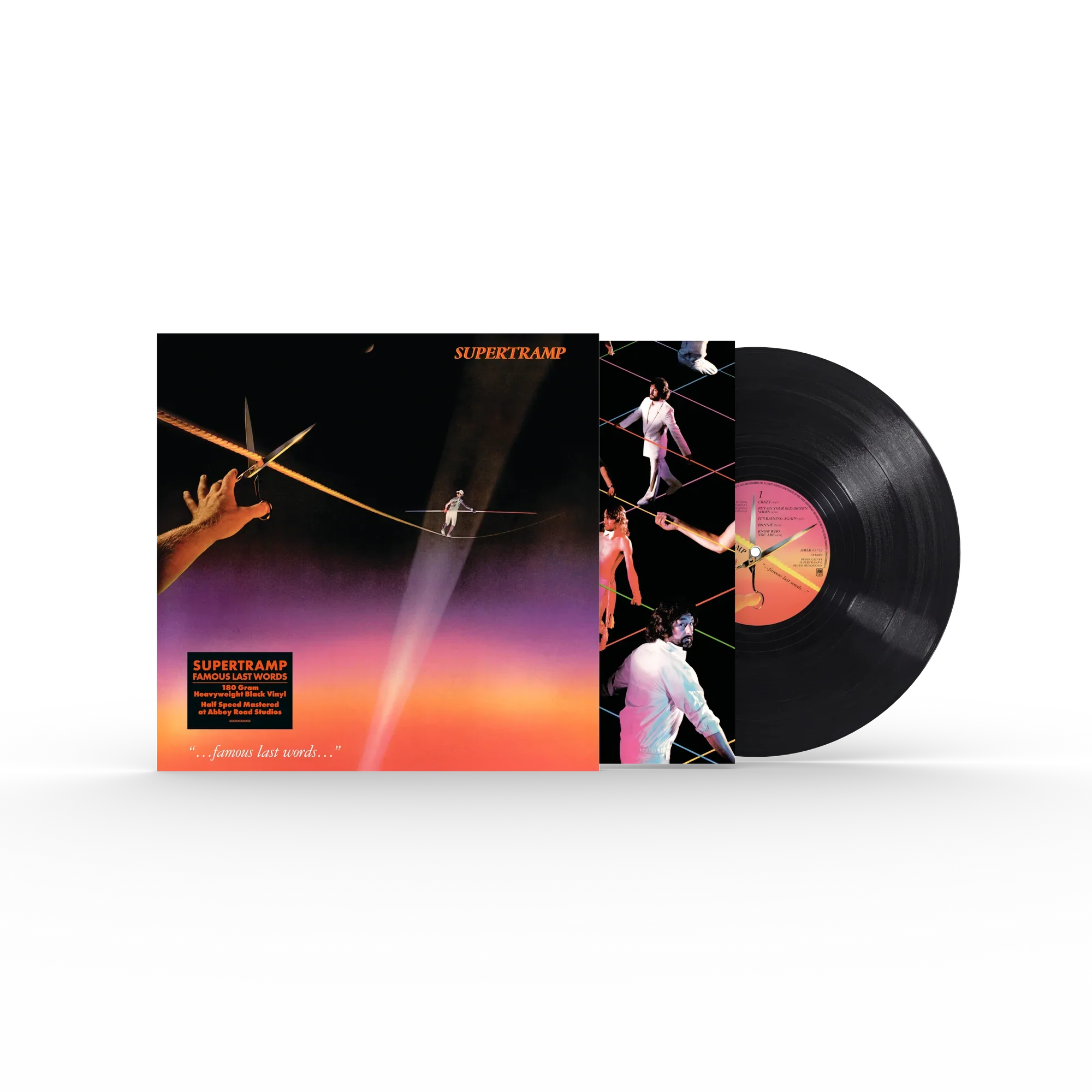SUPERTRAMP '...FAMOUS LAST WORDS...' LP (180 Gram, Half-Speed Vinyl)