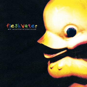 FLESHWATER 'WE'RE NOT HERE TO BE LOVED' LP - WHITE/CLEAR