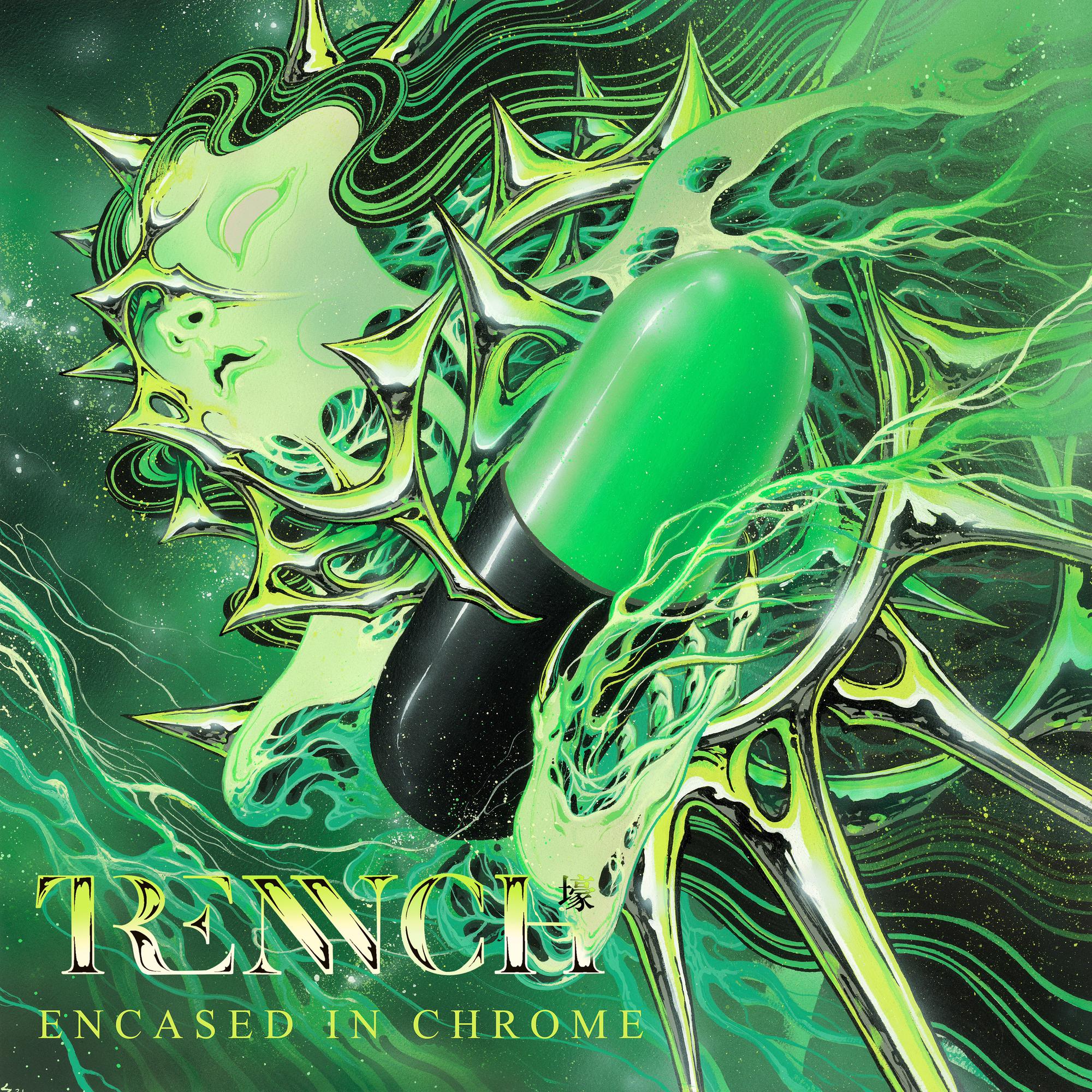 TRENCH 'ENCASED IN CHROME' LP - LEMON/METALLIC SILVER
