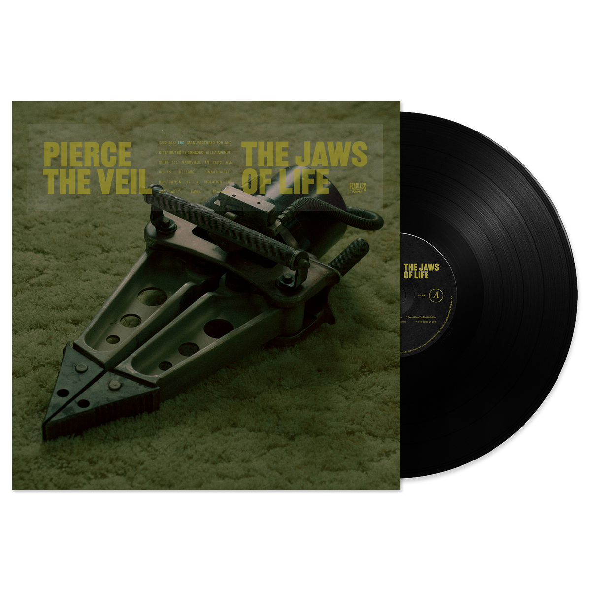 PIERCE THE VEIL 'THE JAWS OF LIFE' LP - BLACK