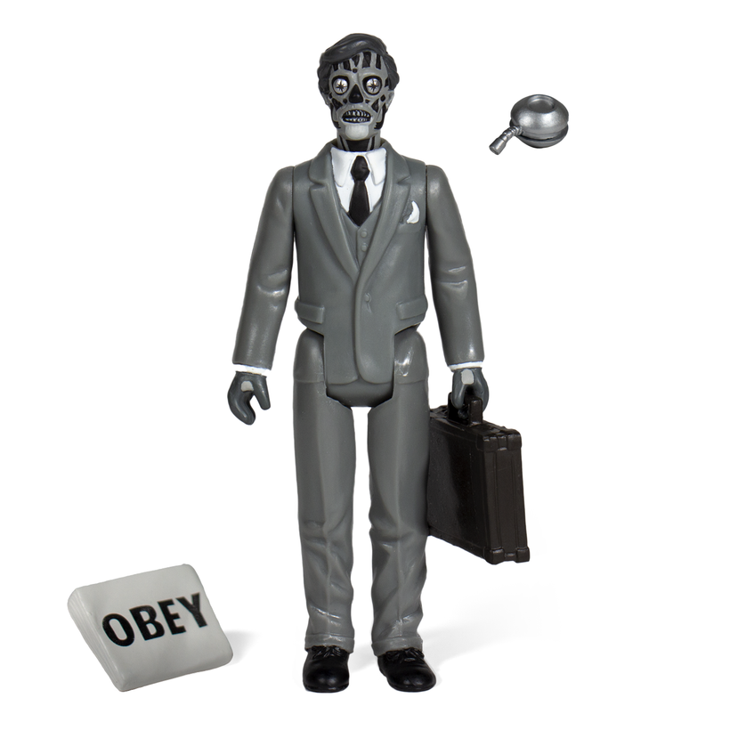 THEY LIVE REACTION FIGURE - MALE GHOUL - BLACK/WHITE