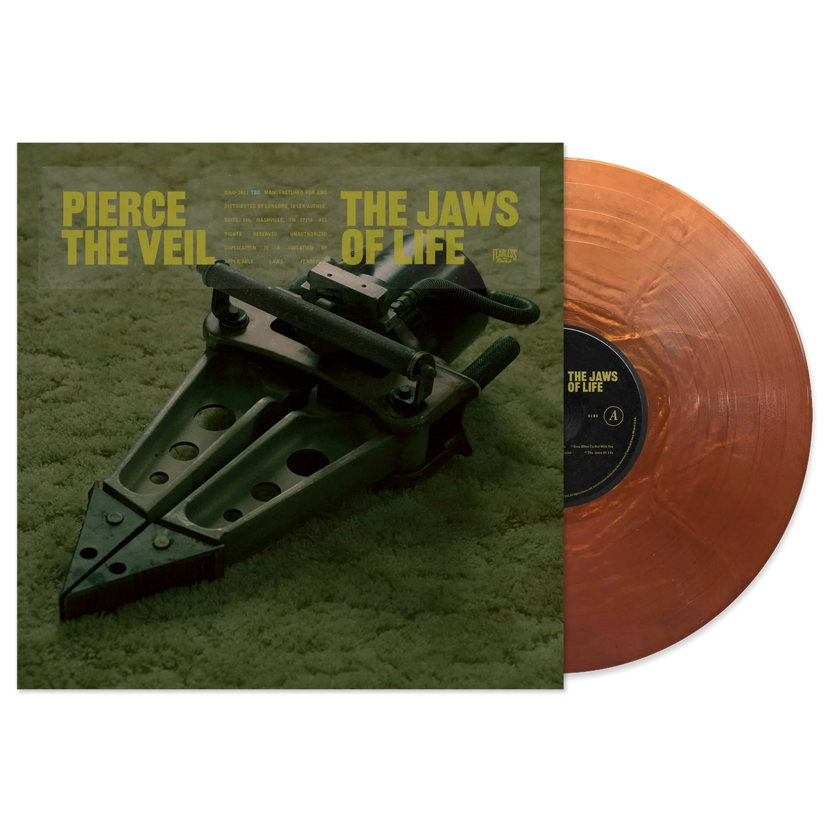 PIERCE THE VEIL ‘THE JAWS OF LIFE’ LP - EXCLUSIVE - LTD. 500 - METALLIC COPPER