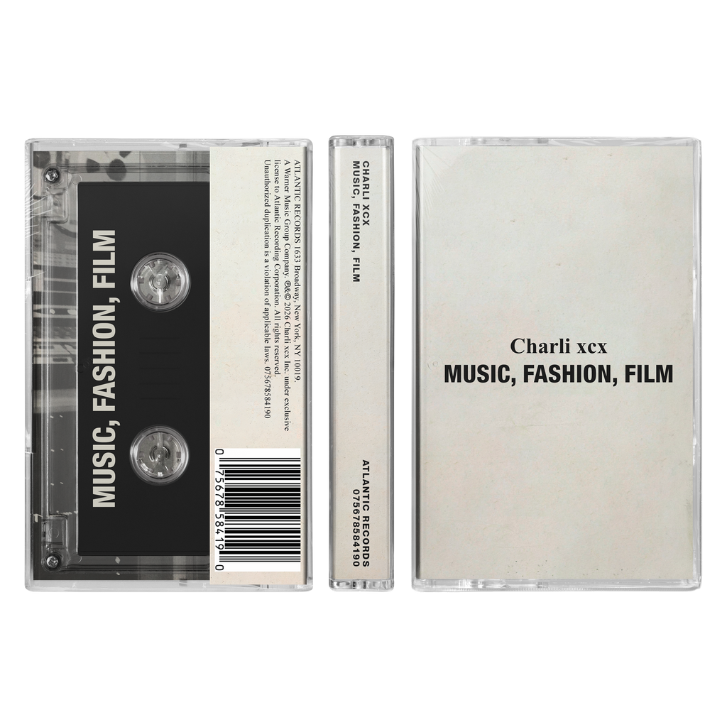 CHARLI XCX 'MUSIC, FASHION, FILM' CASSETTE
