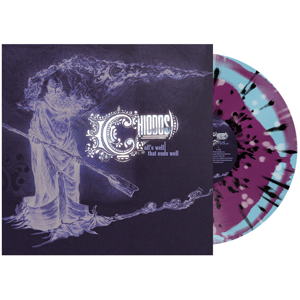 CHIODOS'ALL'S WELL THAT ENDS WELL' 20TH ANNIVERSARY LP - EXCLUSIVE - LTD. 300 - PURPLE/BABY BLUE/BLACK/WHITE/SPLATTER